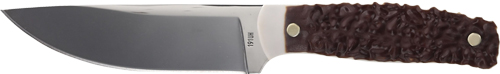 UNCLE HENRY KNIFE NEXT GEN - STAGLON 4.6" BLD W/LTHR SHTH