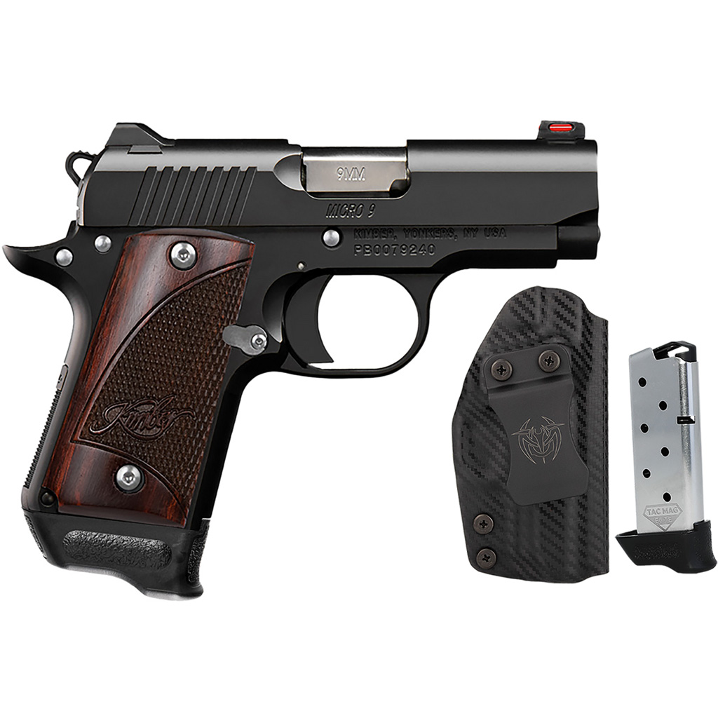 KIMBER 3300253 MICRO 9 BLACK RSWD 9MM 3.15″ RTC | USA Gun Store