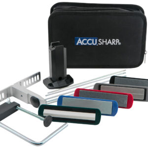 AccuSharp 059C 5-Stone Precision Set Extra Coarse/Coarse/Medium/Fine/ Ultra-Fine Diamond, Alumina, Ceramic Sharpener Multi Color