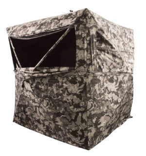 HME HMEGRDBLND3CVD Executioner Three-Person Ground Cervidae Camo Polyester