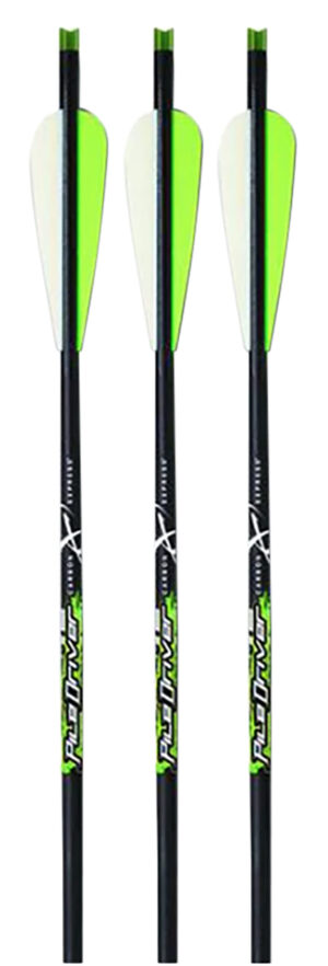 Carbon Express 52148 Piledriver Crossbolt Green 20" Carbon Fiber 3 Pack