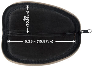 Allen 726 Pistol Case  6" Long Earth Tone Holds Handgun Endura