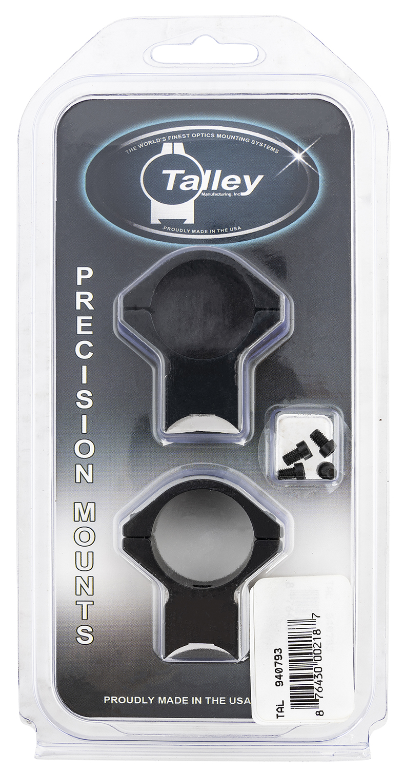 Talley 940793 Scope Mount/Ring Combo Black Anodized Aluminum 1" Tube Savage 93R/B.Mag/Mark II Medium Rings 0 MOA
