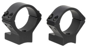 Talley 730702 Scope Mount/Ring Combo  Black Aluminum 30mm Tube Winchester Model 70 Low Rings 0 MOA