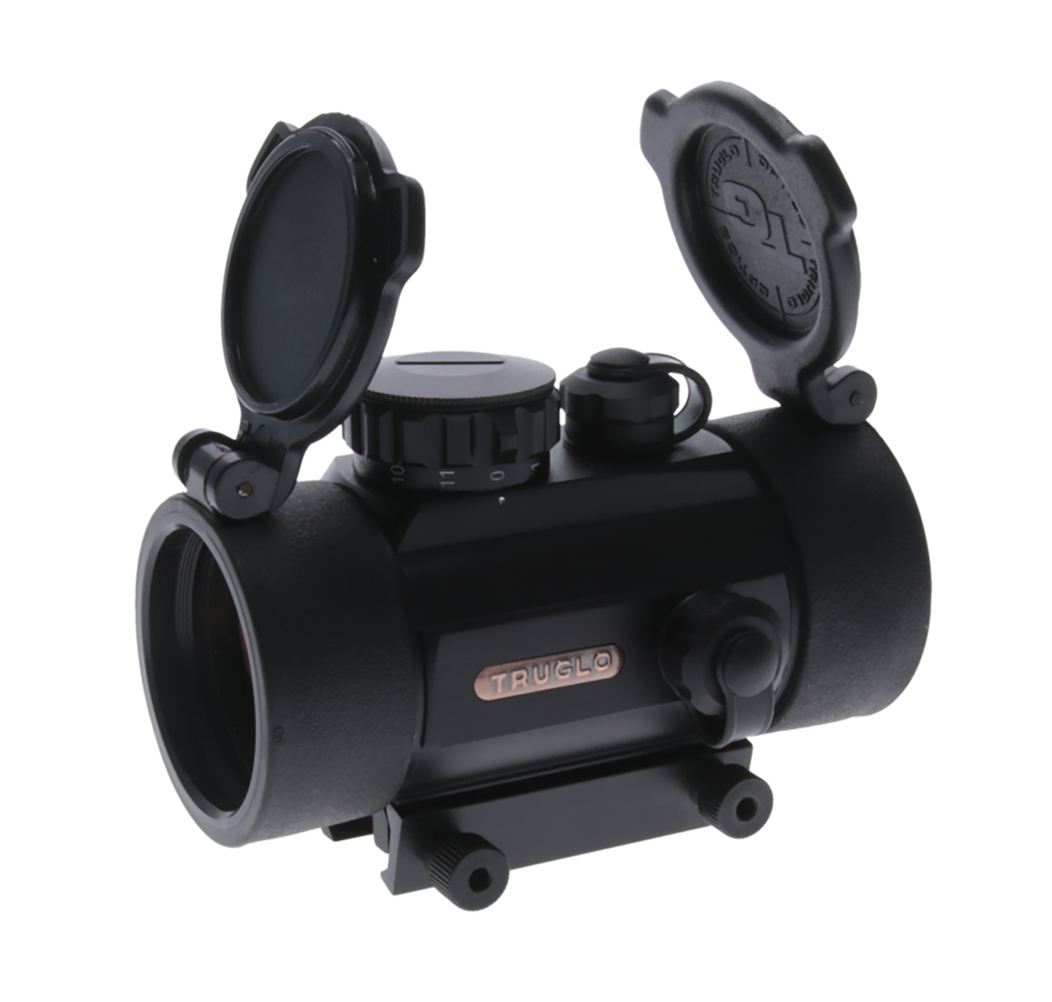 TruGlo TGTG8040B Traditional Anodized Matte Black 1x40mm 5 MOA Red Dot Reticle