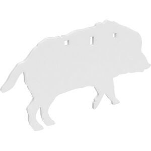 Birchwood Casey Ar500 Silhouette 3-Hole Boar 3/8"