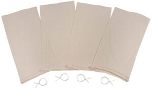 Allen 6596 Colorado Deluxe Deer Quarter Game Bags Natural Poly Cotton Blend 4 Bags