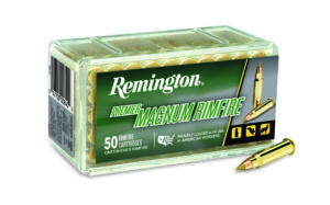 Remington Ammunition 20023 Magnum Rimfire 17HMR 17gr Jacketed Hollow Point 50 Per Box/40 Case