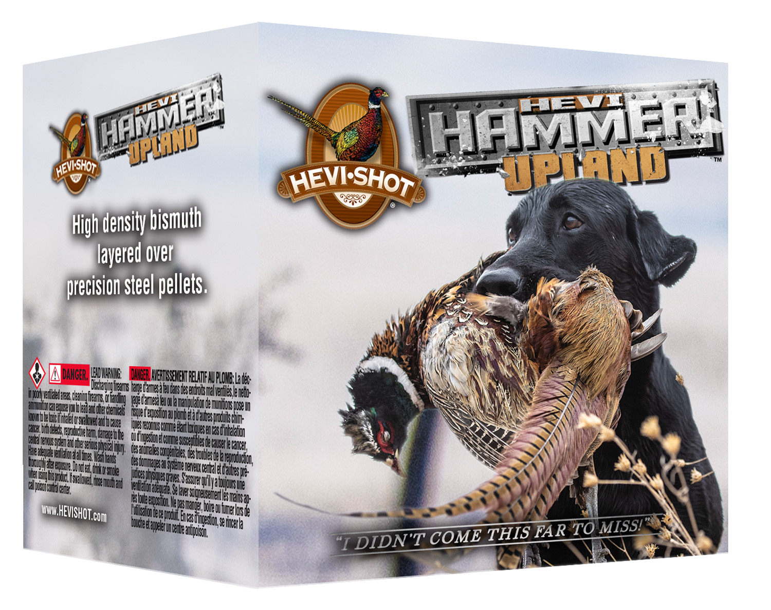 HEVI-Shot HS29103 HEVI-Hammer Upland 12Gauge 2.75″ 1 1/4oz Steel/Bismuth 3Shot 25 Per Box/10 Case