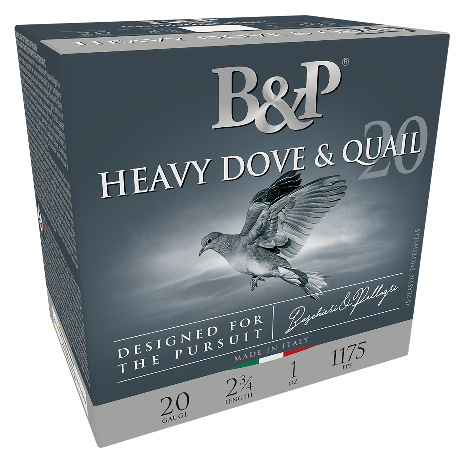 B&P Ammunition 20BD8 Heavy Dove & Quail 20Gauge 2.75″ 1oz 8Shot 25 Per Box/10 Case | USA Gun Store