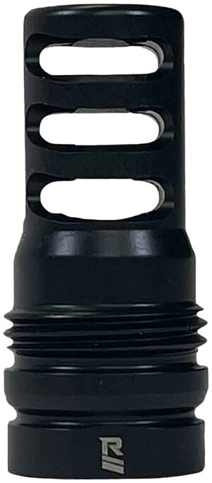 Rugged Suppressors MB026 3 Port Brake  338 Cal (8.6mm), M18x1 tpi, Dual  Taper Locking System, Fits R.U.M. Mount