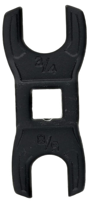 Wheeler 1199465 Muzzle Device & Buffer Tube Crowfoot Wrench Black Steel