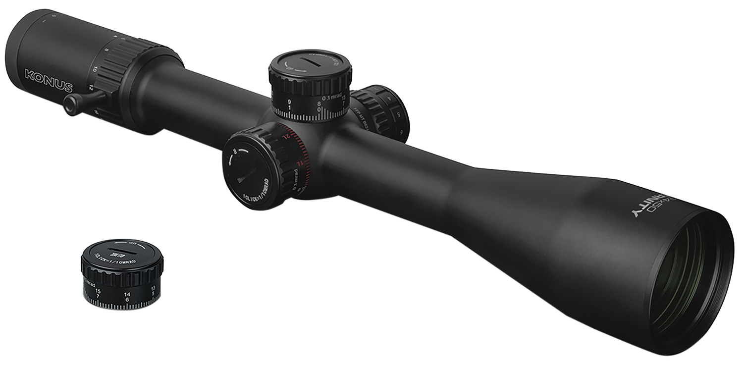 Konus Eternity Zoom Rifle Scope 6x-24x50mm 30mm FFP PRS Illum Black