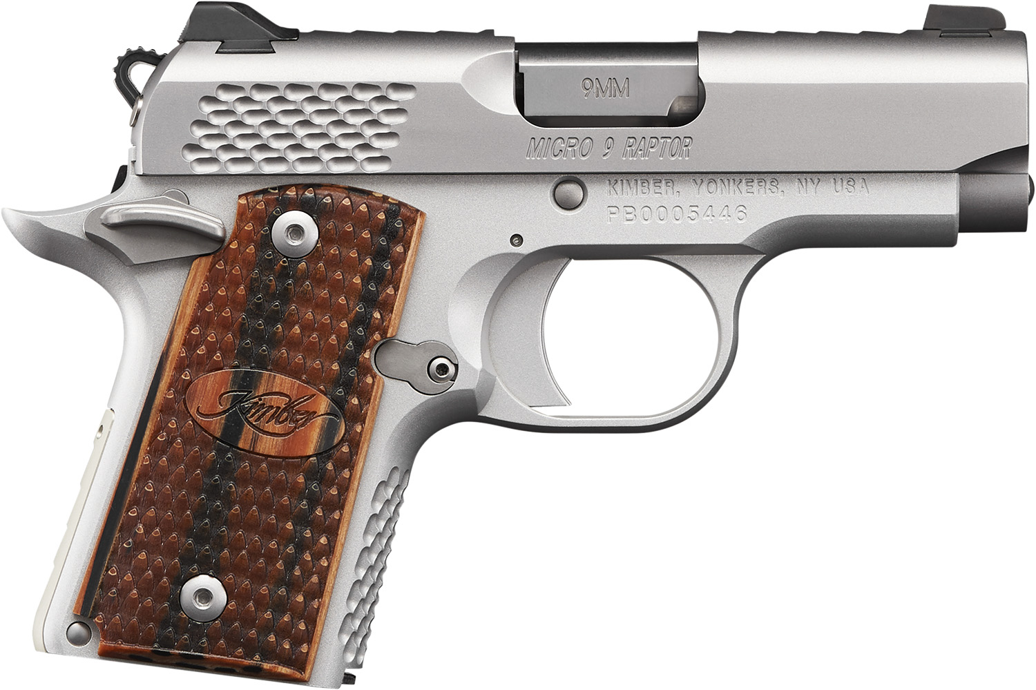 KIMBER MICRO 9 STAINLESS RAPTOR 9MM 3.15 | USA Gun Store