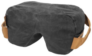 Birchwood Casey BC-BAG-SSFLH Steady-Shot Foxtrot Bag Heavyweight Black Wax Canvas Rear Bag
