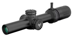 Swampfox Optics ARH11024RL Arrowhead  Black 1-10x24mm 30mm Tube Guerrilla Dot MIL Red Reticle