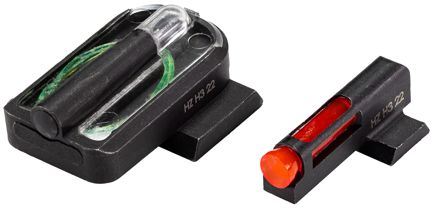 HiViz RGMFD21 FastDot H3 Red/Fiber Optic Green Tritium Black Frame Fits Ruger Max-9