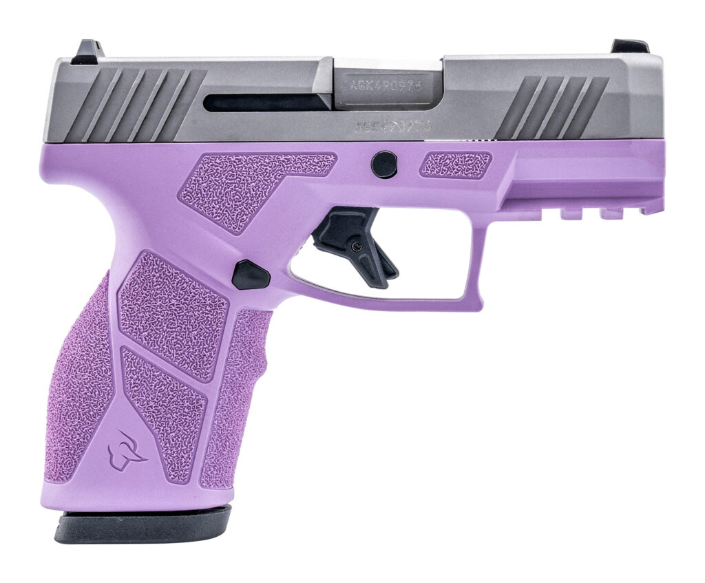 Taurus GX2 Handgun 9mm Luger 10rd Magazines (2) 3.38″ Barrel Light Purple Frame/Stainless Slide | USA Gun Store