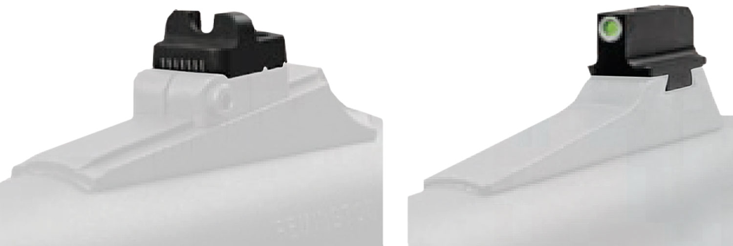 TruGlo TG231F1W Tritium Pro Black | Green Tritium White Outline Front Sight Green Tritium Rear Sight