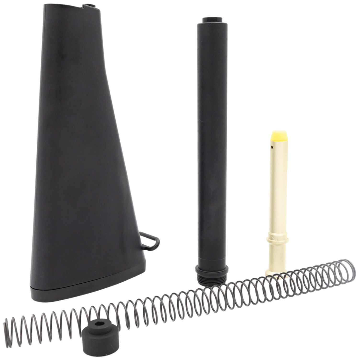 UTG RBT469B Stock Assembly Black Synthetic Fixed A2 AR-15