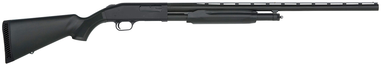 Mossberg 500 12 Gauge Pump-Action Shotgun with 28″ Barrel and Black Synthetic Stock 015813564205