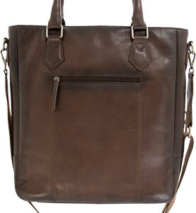 CAMELEON S&W FLAT TOTE CC - PURSE DARK BROWN