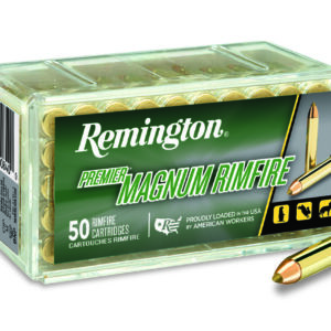 Remington Ammunition 28464 Premier Magnum Rimfire 17HMR 17gr AccuTip V 50 Per Box/40 Case