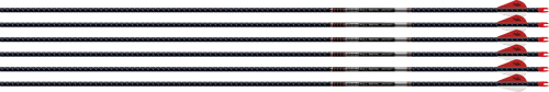 EASTON ARROW 5MM FMJ 340 W/ HO - 6-PACK W/ 2" BLAZER VANES