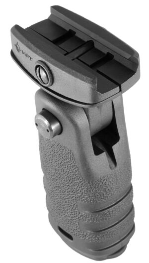Mission First Tactical RFG React Vertical Grip Folding Black Polymer for AR-Platform