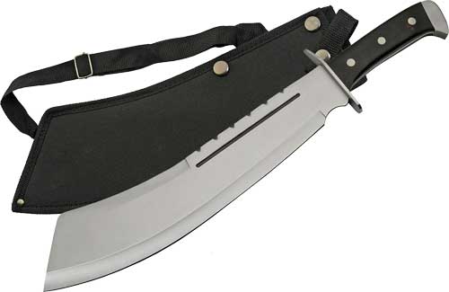 SZCO RITE EDGE 13.5″ BLACK – BULLY MACHETE SS BLADE W/SHTH | USA Gun Store