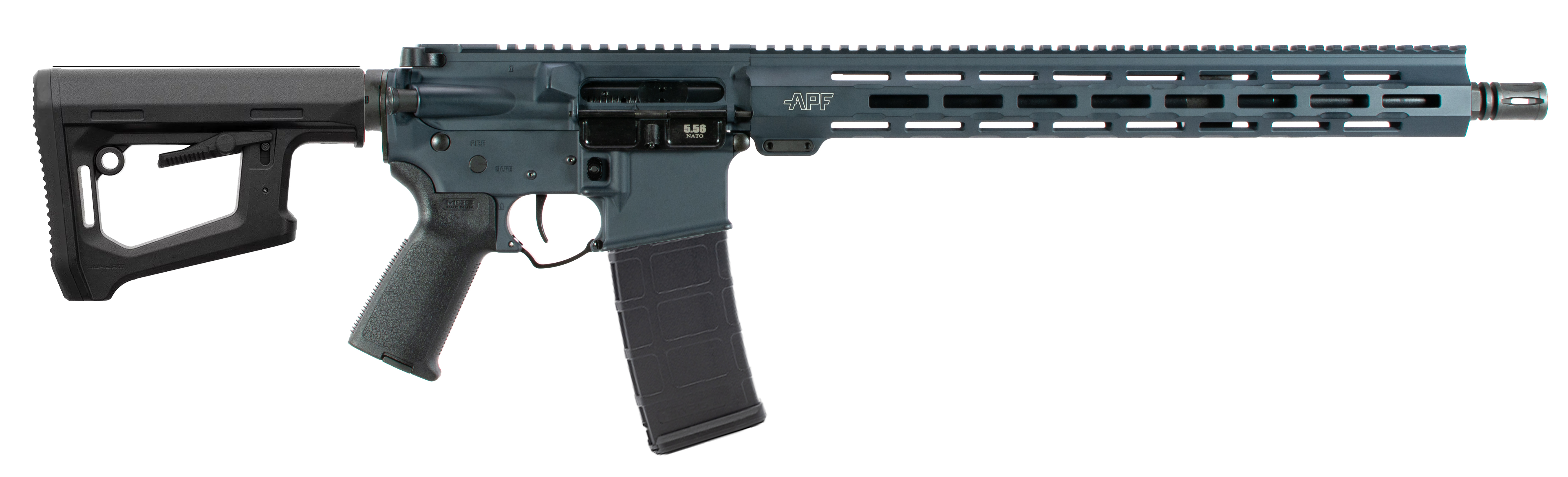 APF 5.56 NATO FURY 16 STEALTH GRY MLOK