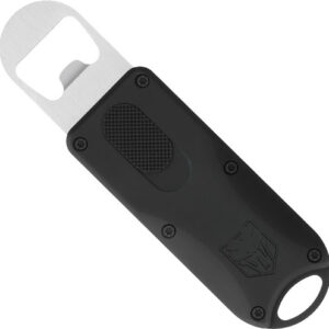 COBRATEC OTF BOTTLE OPENER - BLACK 4.62" OAL W/LANYARD LOOP