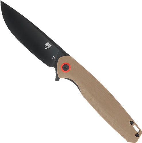 COBRATEC RATH 3.5″ FOLDER – BROWN D2 BLACK BLADE | USA Gun Store