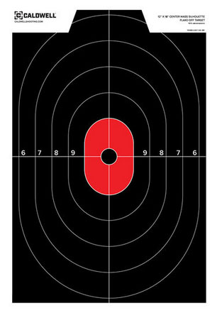 CALDWELL SILHOUETTE CENTER MASS TARGET 8PK