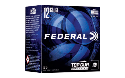 Federal TGSF1288 Top Gun 12Gauge 2.75″ 1oz 8Shot 25 Per Box/10 Case