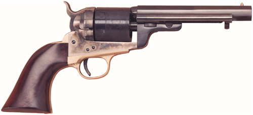 CIMARRON 1860 RICHARDS-MASON – 38SPL 5.5″ FS CC/BLUED WALNUT | USA Gun Store