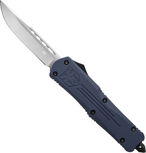 COBRATEC MEDIUM FS3 OTF NYPD – BLUE 3″ D2 DROP POINT | USA Gun Store,