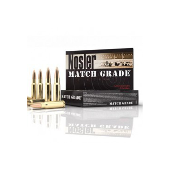 Nosler Match Grade 26 Nosler 140 grain Custom Competition Rifle Ammo, 20/Box – 51288