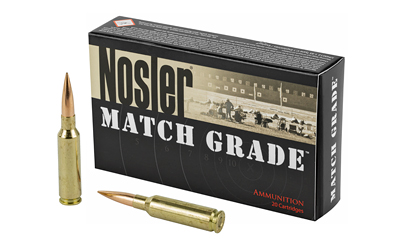 Nosler 60115 Match Grade RDF 6.5Creedmoor 140gr RDF Hollow Point Boat Tail 20 Per Box/10 Case