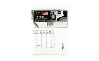 PROSHOT 23"X35" B27 SILH 5PK