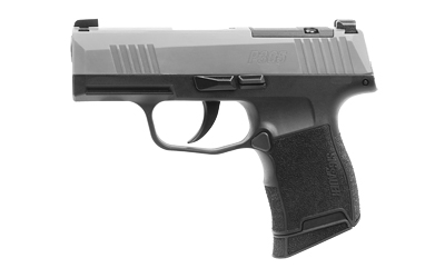 Sig Sauer 3659SXR3P P365X Micro-Compact Frame 9mm Luger 10+1 3.10″ Steel Barrel, Stainless Steel Optic Ready/Serrated Slide, Black Stainless Steel Frame W/Accessory Rail, Polymer Grip | USA Gun Store