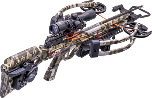 Wicked Ridge RDX 410 Crossbow Package ACUdraw Silent Peak XT Camo | USA Gun Store