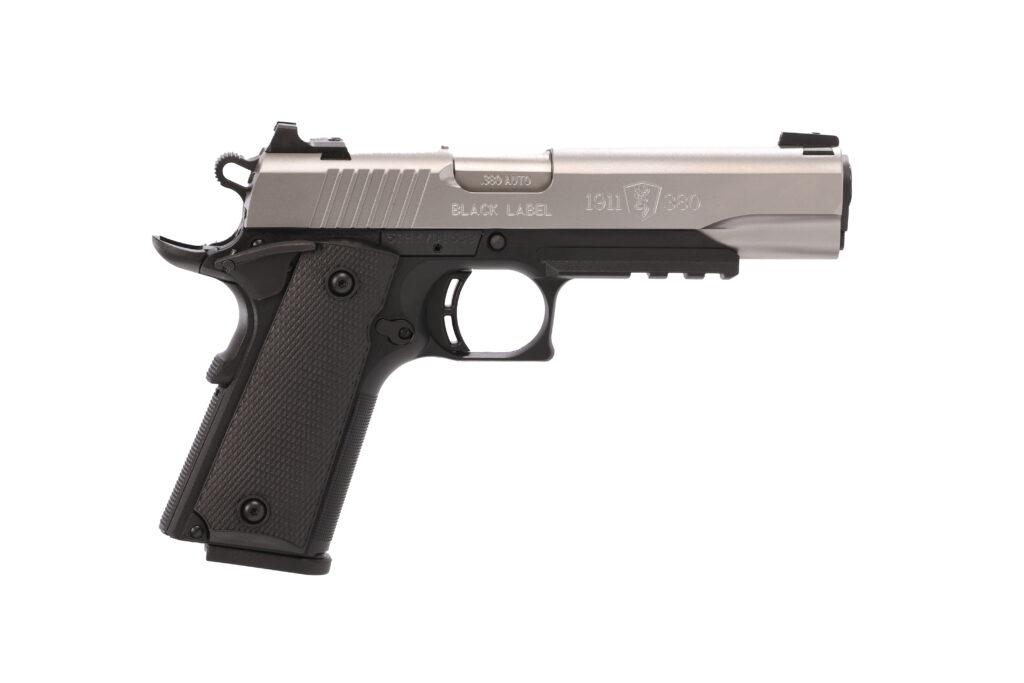 BROWNING 1911-380 380ACP SS 4.25″ RAIL# | USA Gun Store