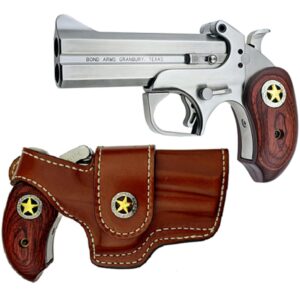 Bond Arms Rustic Ranger Handgun .45 LC/.410 2rd Capacity 4.25" Barrel Rosewood Grip with Holster