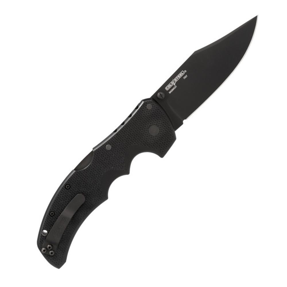 Cold Steel Recon 1 Pocket Knife 4″ Clip Point CPM MagnaCut Black Blade G-10 Handle Black
