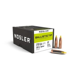 Nosler Ballistic Tip Hunting Rifle Bullets .270 cal .277" 130 gr SBT-BTIP 50/ct