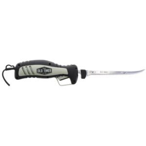 Old Timer 110 Volt Electric Fillet Knife 8" Blade Black and Grey