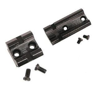 Weaver Standard Top Mount Aluminum Scope Base - Gloss Black - #20A - FRONT