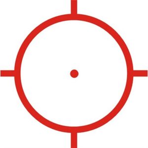 XPS2-0 HOLOGRAPHIC 68 MOA RING 1 MOA RED DOT RETICLE BLACK