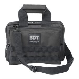 DELUXE 2 PISTOL RANGE BAG W/STRAP & MOLLE BLACK